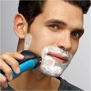 Man shaving