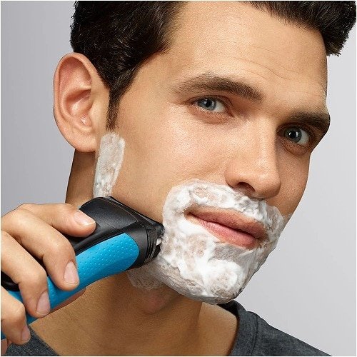 Man shaving