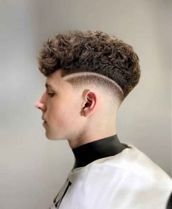 Skin Fade With Curls