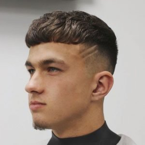 Skin Fade With Fringe