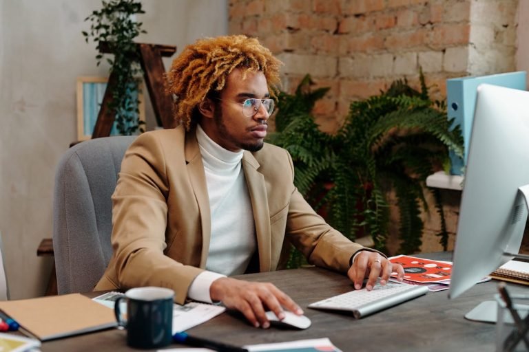 black guy with blonde hair - featured image