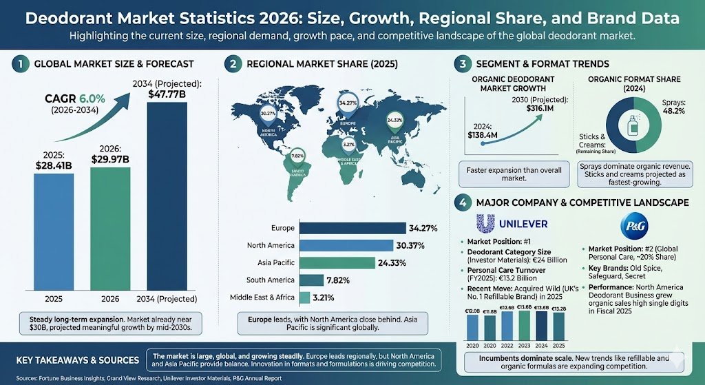 deodorant market statistics
