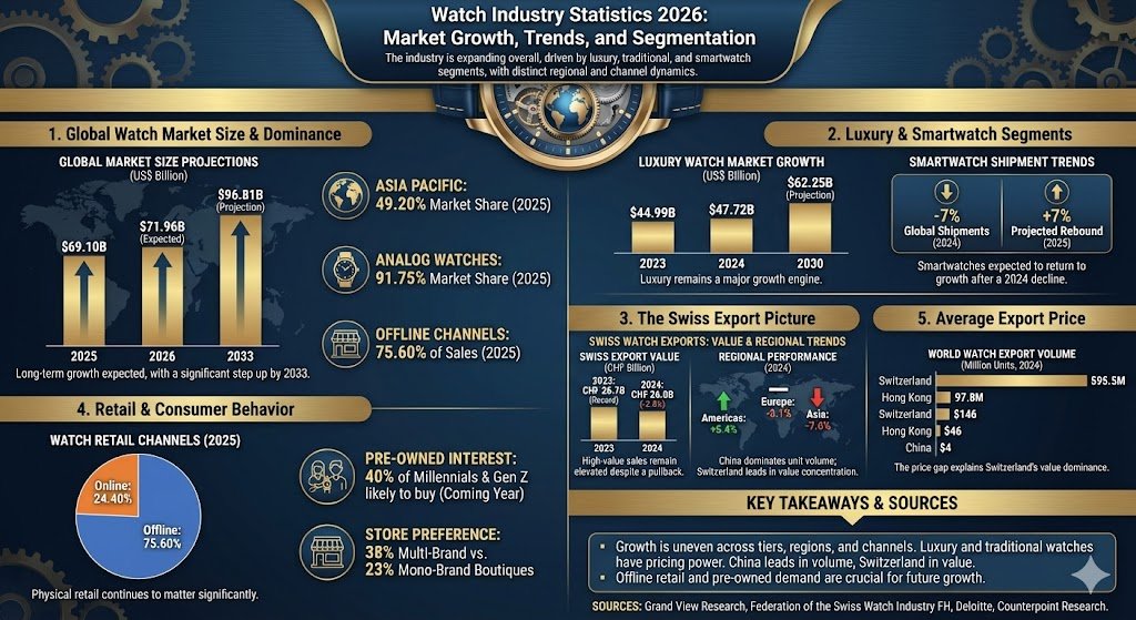 watch industry statistics